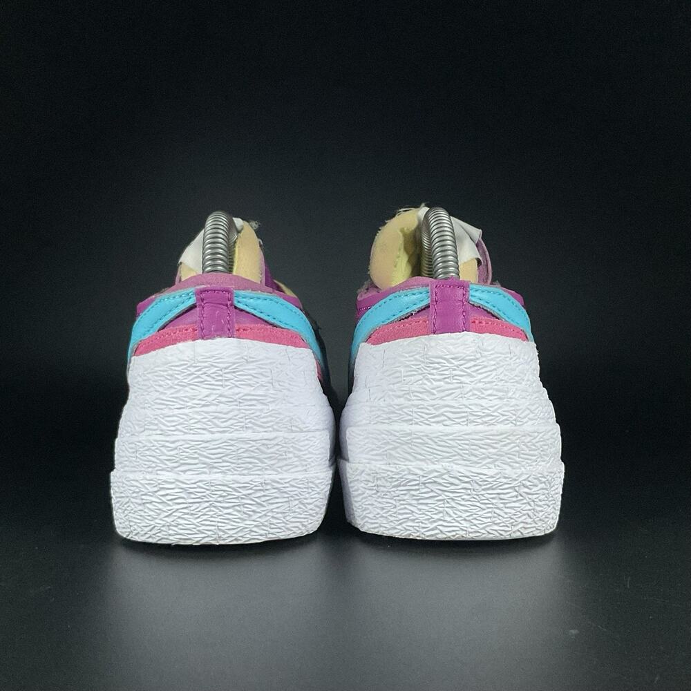 Men’s 6.5 Women’s 8 Nike Blazer Low Sacai Kaws Purple Dusk Casual Sneakers Shoes - Picture 3 of 9